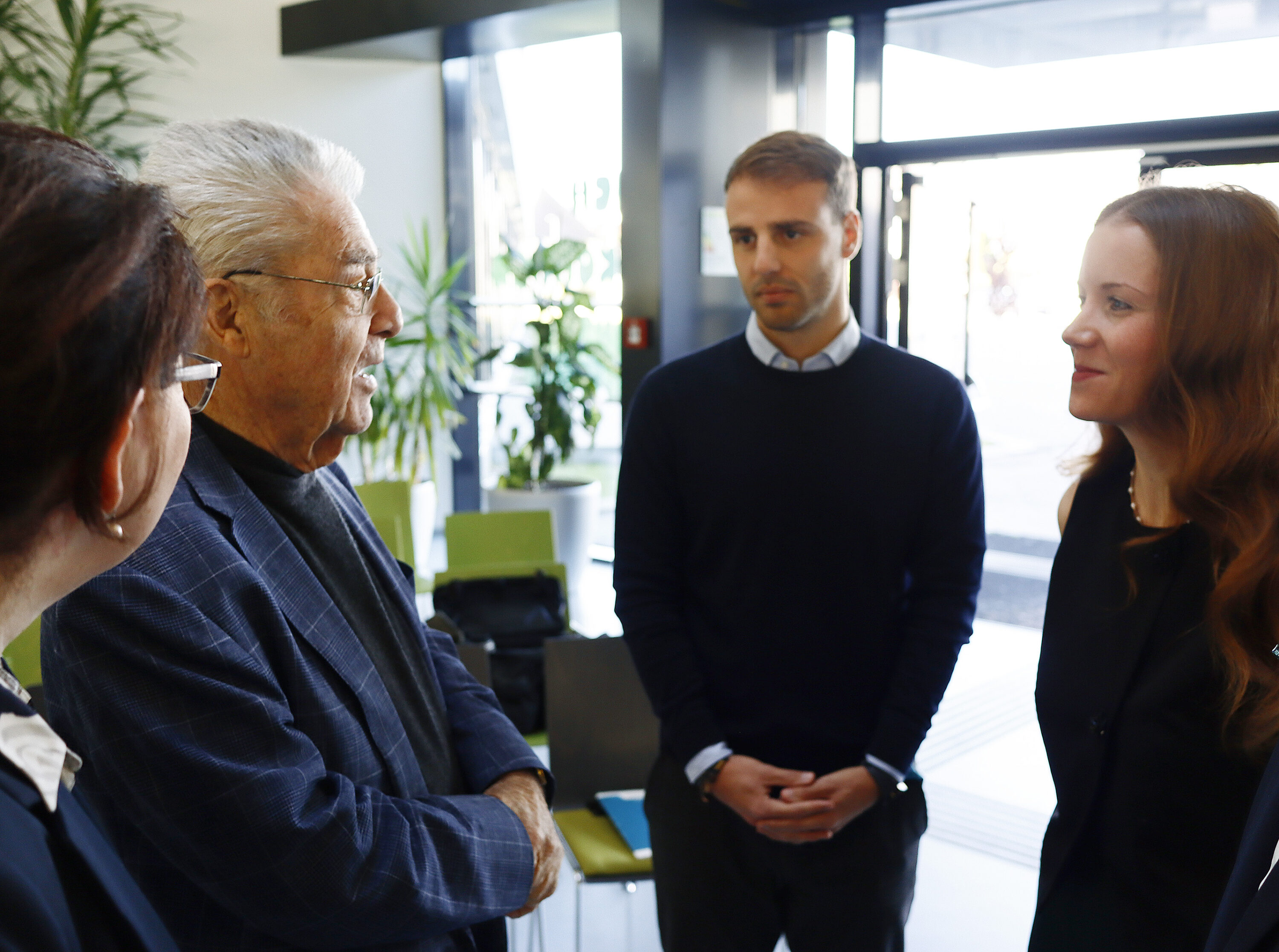 Dr. Heinz Fischer, Alexander Niederhuber, Anja Unfried