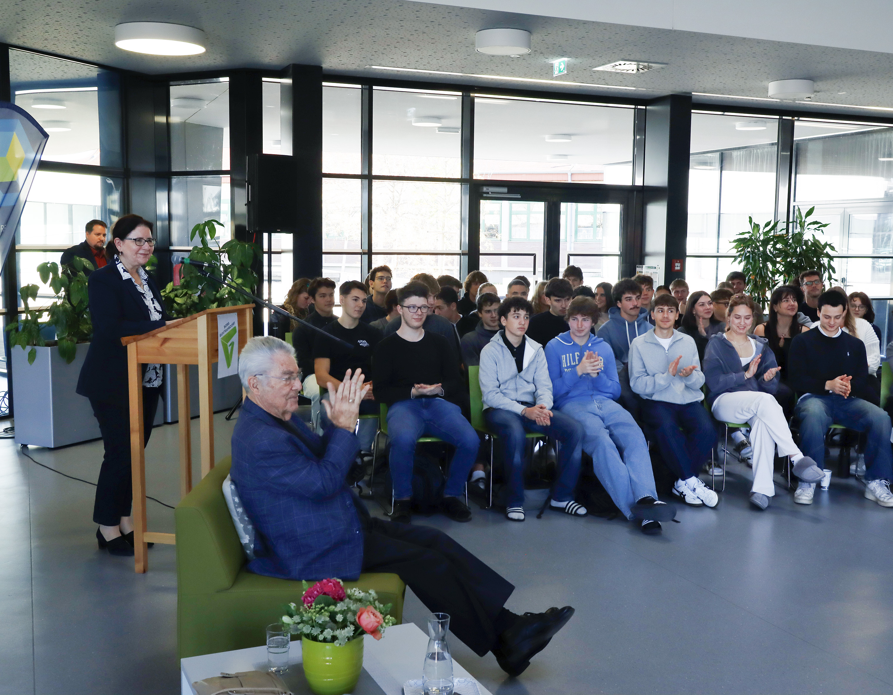 OStR. Mag. Renate Höfler, Dr. Heinz Fischer
