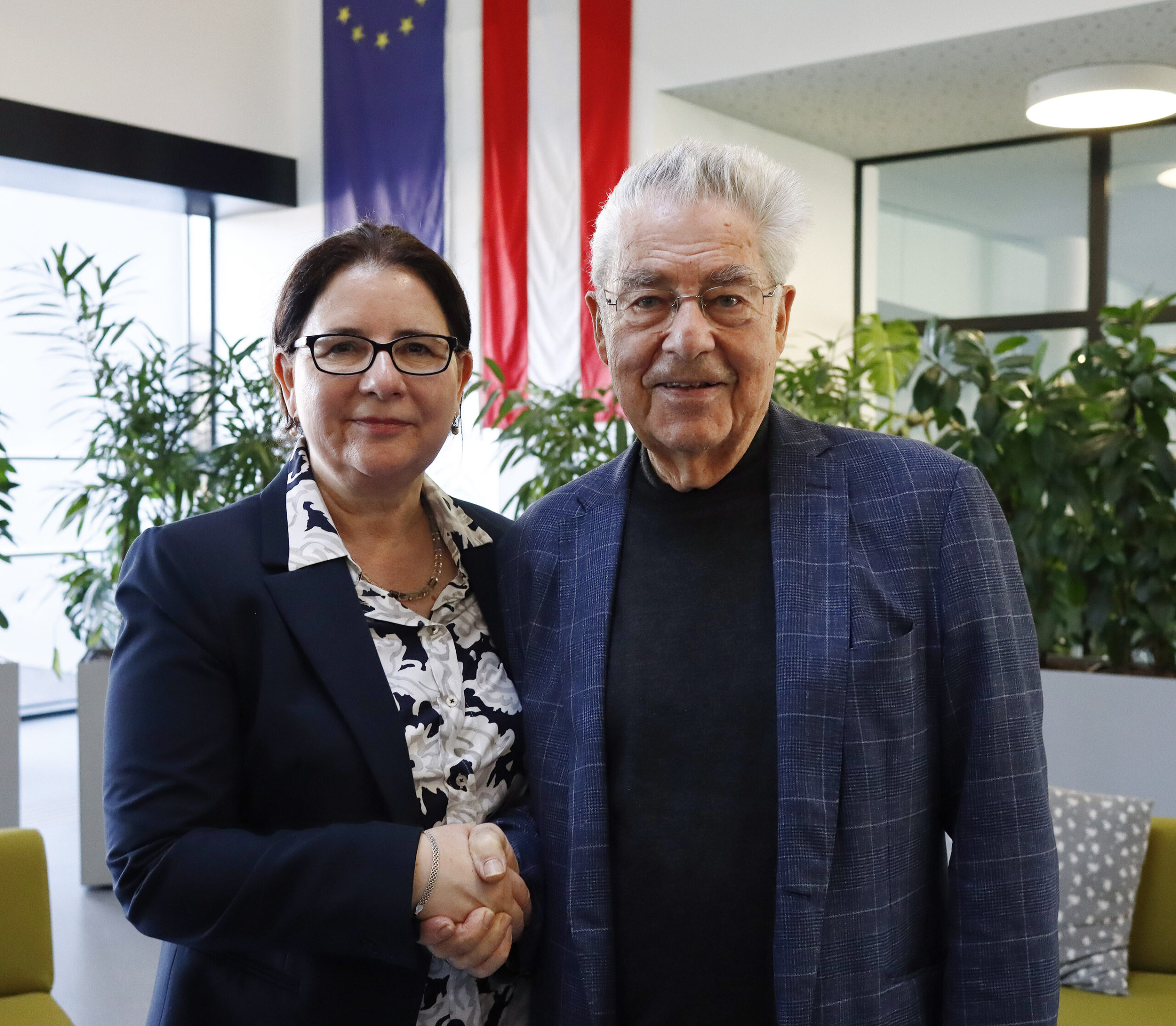 OStR. Mag. Renate Höfler, Dr. Heinz Fischer